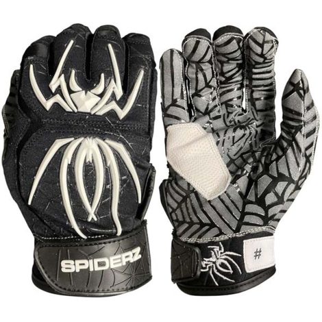 Spiderz 2022 Hybrid Series Mens Baseball Batting Gloves (Pair)